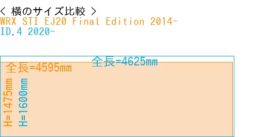 #WRX STI EJ20 Final Edition 2014- + ID.4 2020-